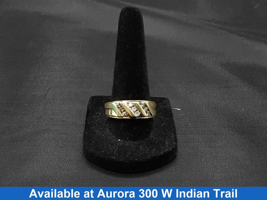 Ring - Wedding Band - Yellow Gold 10k (.417) 3.8 grams Size 9