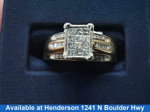 Women's Ring - Yellow Gold 10k (.417) 4.6 grams Size 20