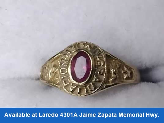 Women's Ring - Yellow Gold 10k (.417) 1.4 grams Size 20