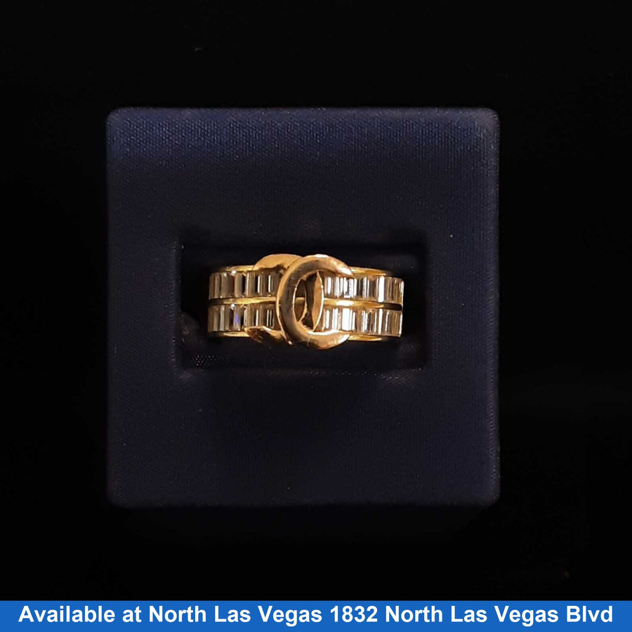 Women's Ring - Yellow Gold 14k (.585) 3.3 grams Size 5