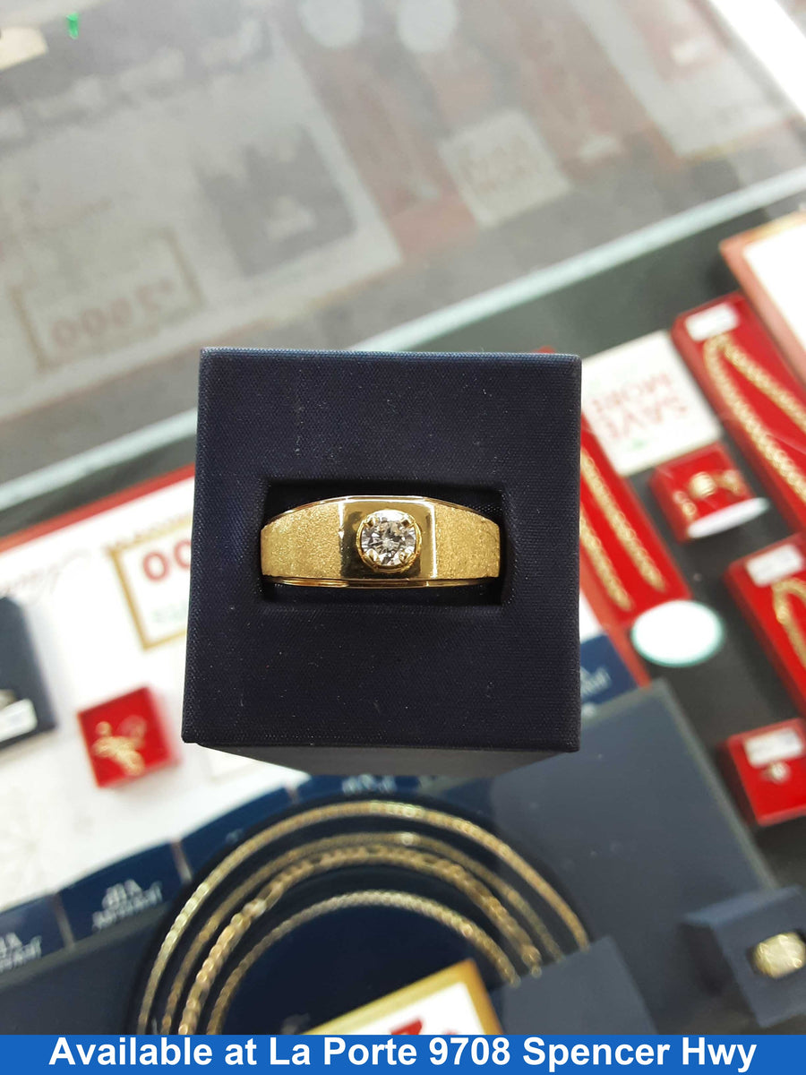 Men's Ring - Yellow Gold 14k (.585) 11.6 grams Size 14