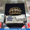 Women's Ring - Yellow Gold 10k (.417) 7.5 grams Size 11