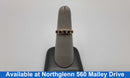 Women's Ring - Anniversary - Yellow Gold 14k (.585) 3.2 grams Size 6.5