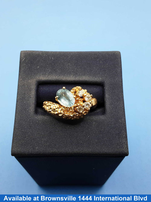 Women's Ring - Yellow Gold 14k (.585) 5.2 grams Size 7