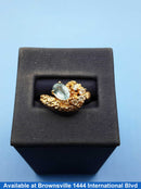 Women's Ring - Yellow Gold 14k (.585) 5.2 grams Size 7