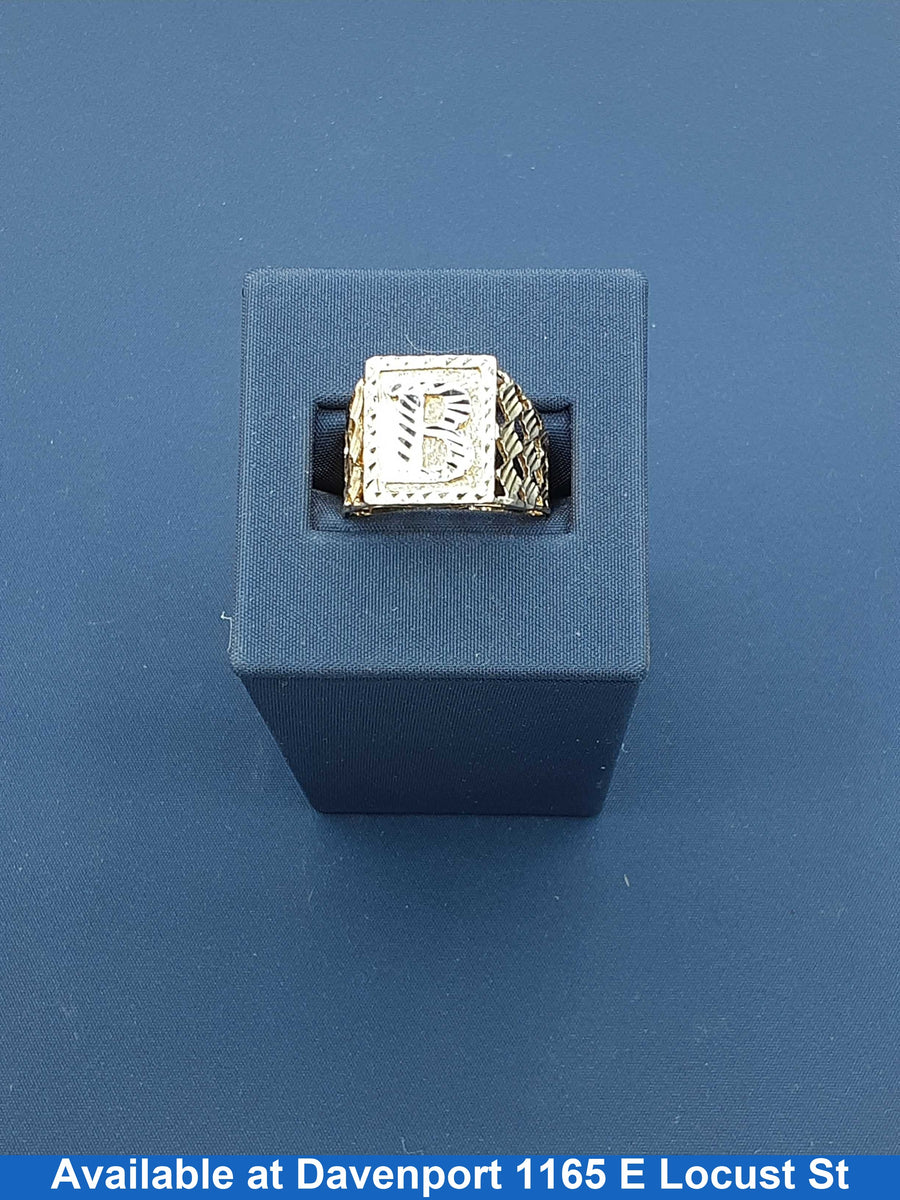 Men's Ring - Yellow Gold 14k (.585) 5.9 grams Size 9