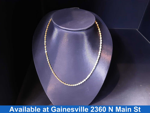 Rope Chain - Yellow Gold 14k (.585) 6.2 grams 20 inch