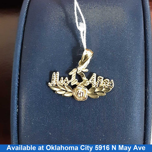 Pendant - Tricolor Gold 10k (.417) 0.8 grams