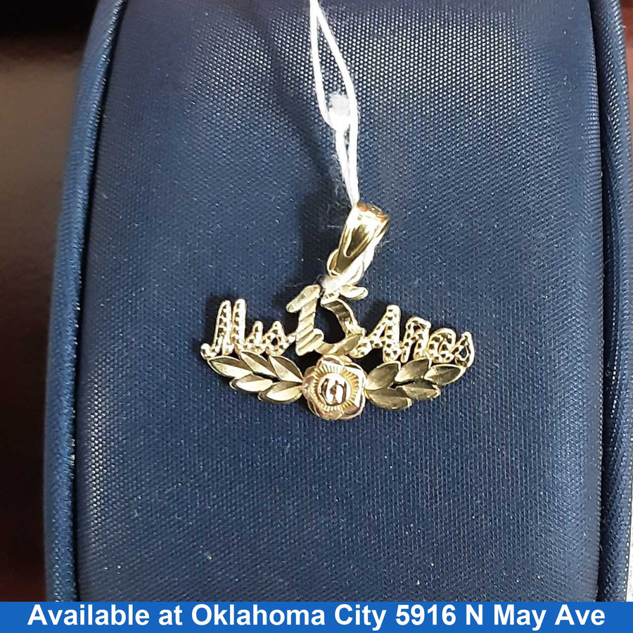 Pendant - Tricolor Gold 10k (.417) 0.8 grams