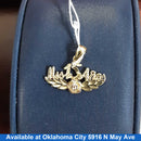 Pendant - Tricolor Gold 10k (.417) 0.8 grams
