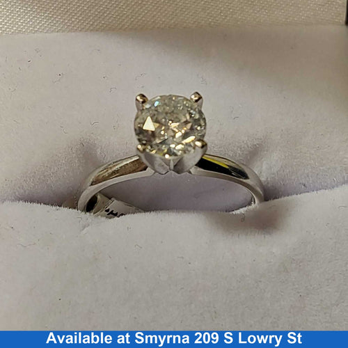 Women's Ring - Solitaire - Yellow Gold 14k (.585) 2.6 grams Size 8