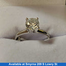 Women's Ring - Solitaire - Yellow Gold 14k (.585) 2.6 grams Size 8