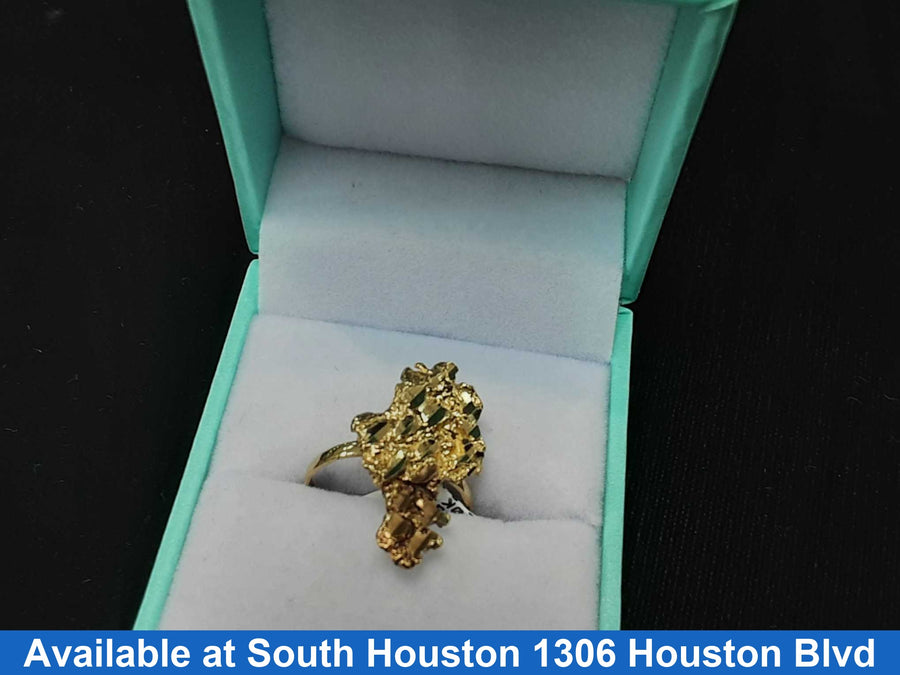 Women's Ring - Yellow Gold 10k (.417) 2.2 grams Size 5.5
