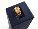 Men's Nugget Ring Yellow Gold 10k Size 8.5