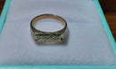 Men's Ring - Yellow Gold 10k (.417) 1 grams Size 1