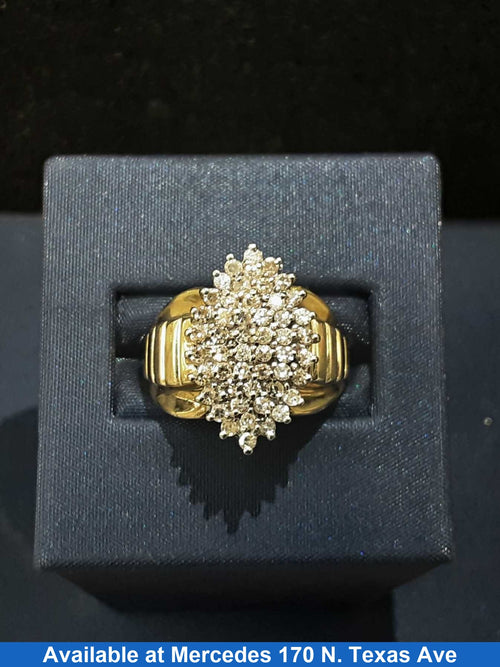 Women's Ring - Yellow Gold 10k (.417) 5.6 grams Size 9