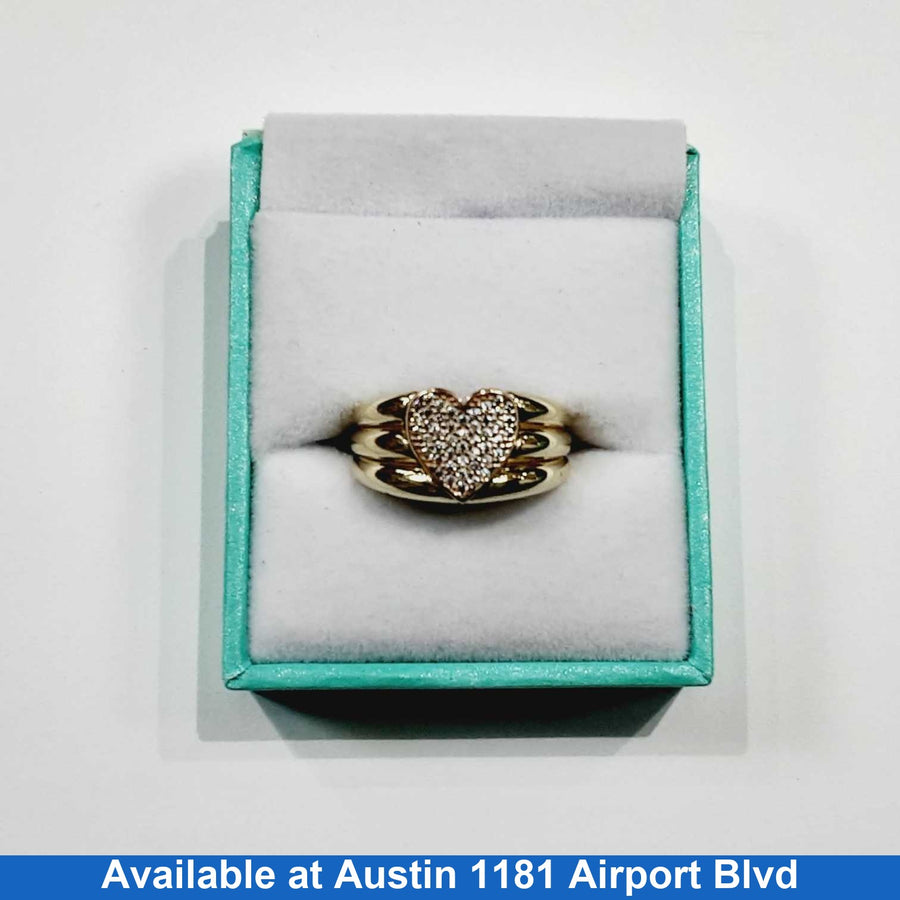 Women's Ring - Yellow Gold 14k (.585) 3.9 grams Size 7.5