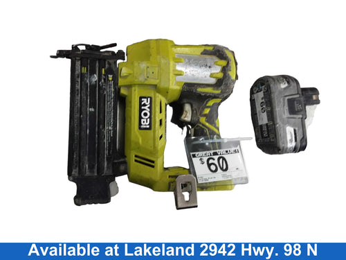 Ryobi P320vn Green Cordless Brad Nailer