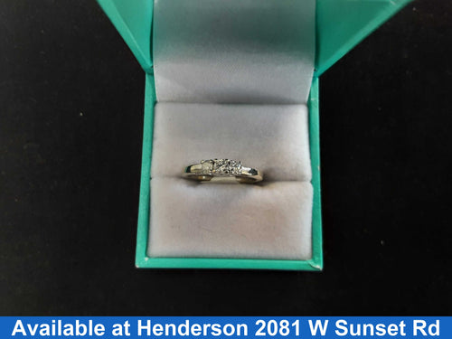 Ring - Engagement Set - White Gold 14k (.585) 2.5 grams Size 6.5