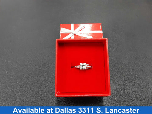 Ring - Engagement Set - Platinum 3.4 grams Size 7.5