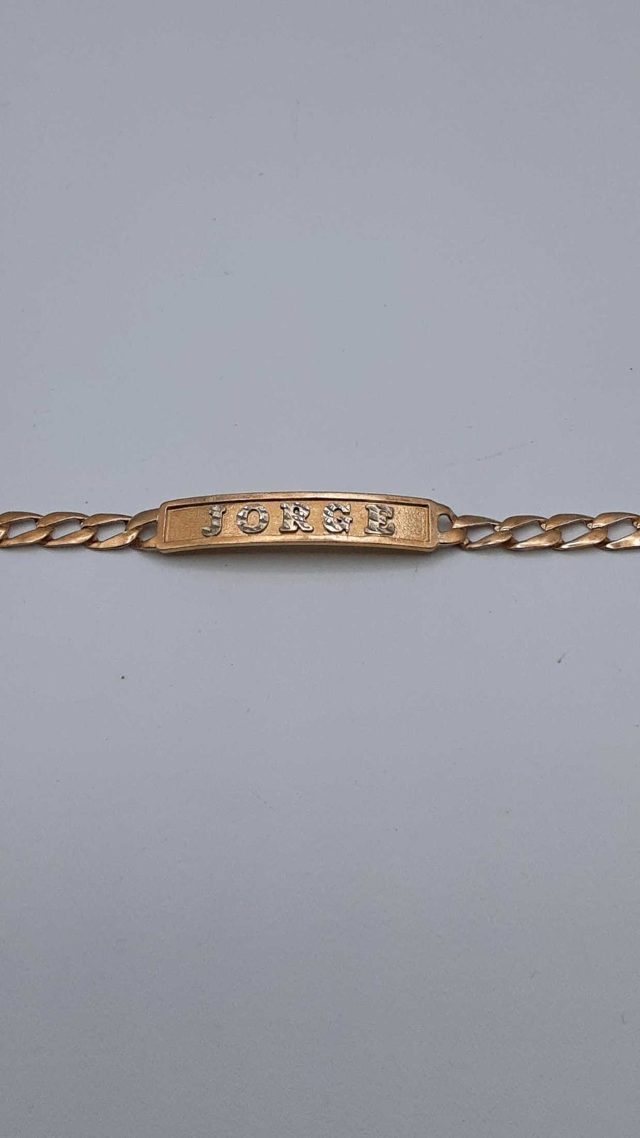 ID Bracelet - Yellow Gold 14k (.585) 6 grams 55 inch