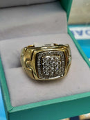 Men's Ring - Yellow Gold 10k (.417) 6.8 grams Size 8