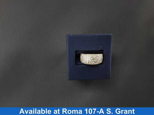 Women's Ring - Yellow Gold 10k (.417) 4.3 grams Size 9.5