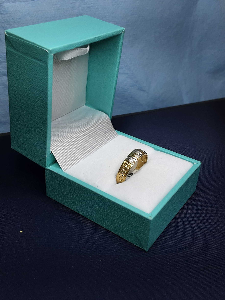 Ring - Wedding Band - Yellow Gold 14k (.585) 1.8 grams Size 7
