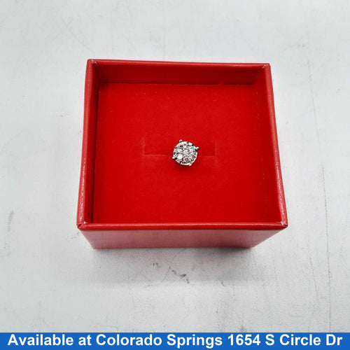Earrings - White Gold 10k (.417) 0.87 grams