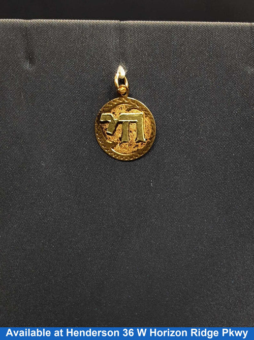 Pendant - Yellow Gold 14k (.585) 1.3 grams