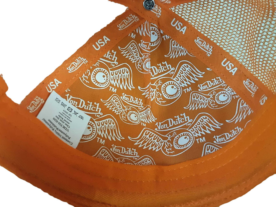 Von Dutch Vdkth020 Orange Hat