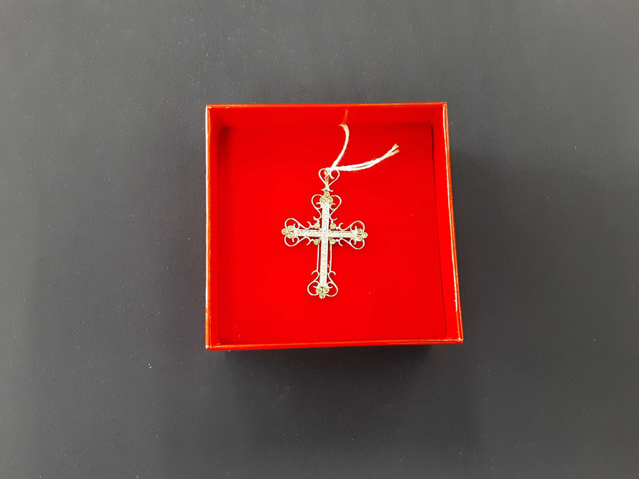 Religious Pendant - White Gold 14k (.585) 6.5 grams