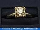 Women's Ring - Solitaire - White Gold 14k (.585) 3 grams Size 7