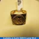 Men's Ring - Yellow Gold 14k (.585) 9.8 grams Size 10.5