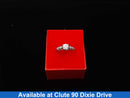 Ring - Wedding Set - White Gold 14k (.585) 3.5 grams Size 6.5