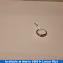 Women's Ring - Anniversary - Yellow Gold 14k (.585) 2.1 grams Size 8.5