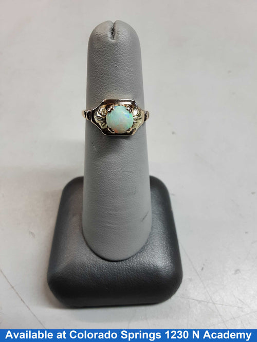 Women's Ring - Yellow Gold 10k (.417) 2.4 grams Size 5