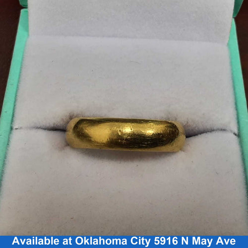 Ring - Wedding Band - Yellow Gold 22k (.917) 7.6 grams Size 7.5