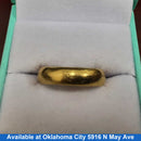 Ring - Wedding Band - Yellow Gold 22k (.917) 7.6 grams Size 7.5