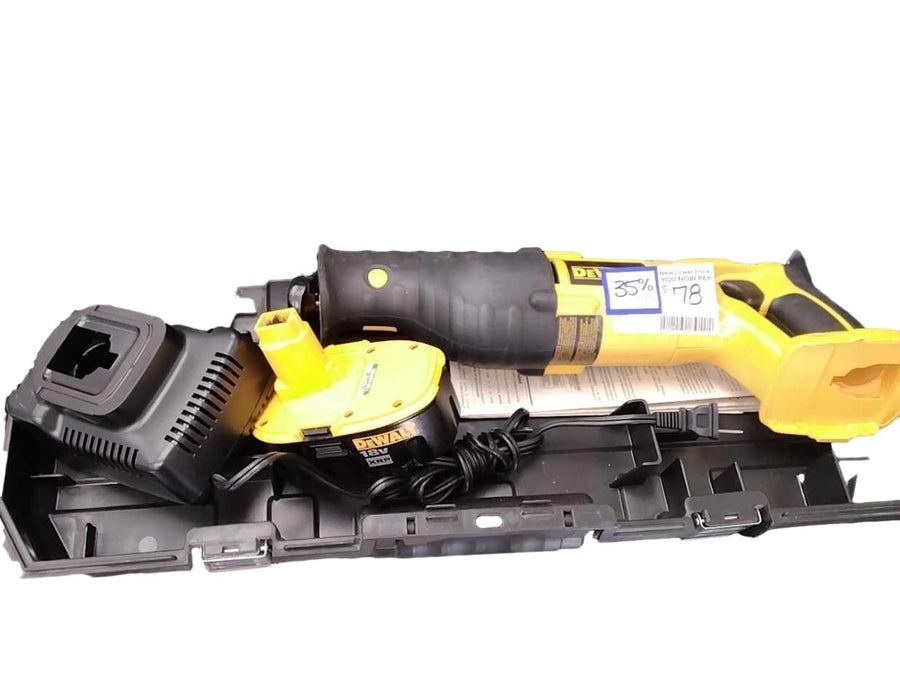 Dewalt Dc385 Yellow Cordless Reciprocating Saw