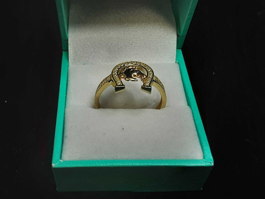 Women's Ring - Yellow Gold 14k (.585) 2.9 grams Size 11
