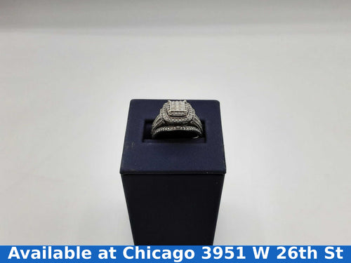 Women's Ring - White Gold 10k (.417) 5.8 grams Size 10.5