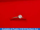 Women's Ring - Solitaire - Yellow Gold 14k (.585) 2.1 grams Size 7