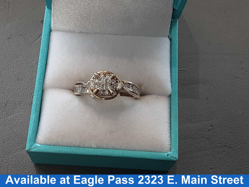 Women's Ring - Yellow Gold 10k (.417) 3.7 grams Size 7