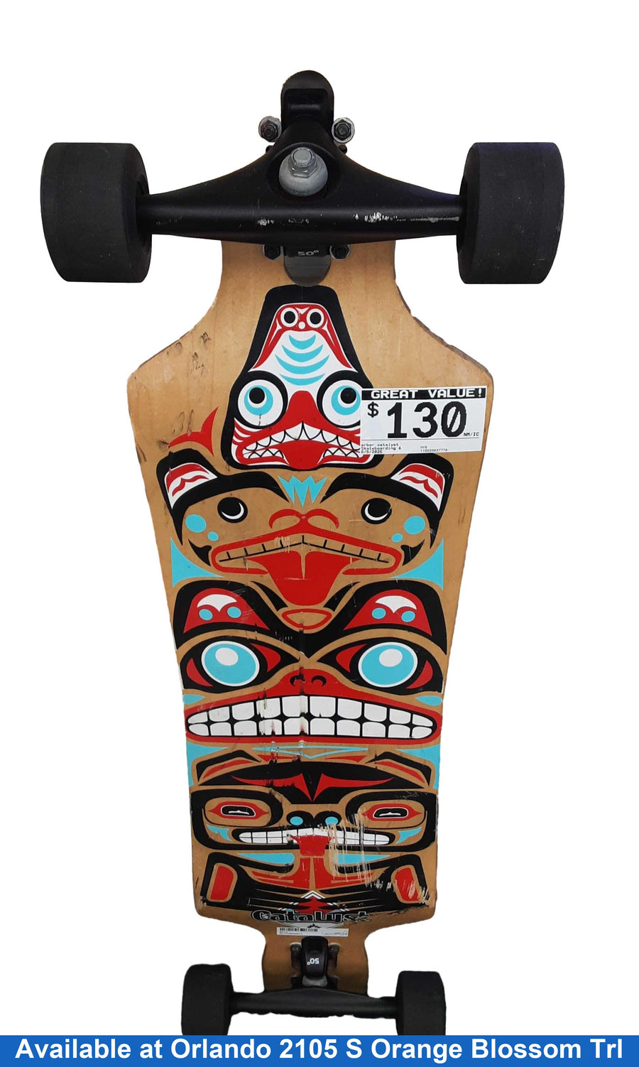 Arbor Catalyst Complete Black Skateboarding / Longboarding Equipment