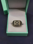 Men's Ring - White Gold 14k (.585) 10.1 grams Size 9