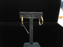 Hoop Earrings - Yellow Gold 10k (.417) 2.9 grams