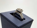 Engagement Set Diamonds White Gold 14k Size 6