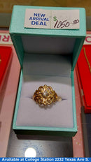 Women's Ring - Yellow Gold 14k (.585) 5.8 grams Size 8