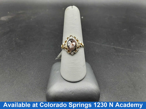 Women's Ring - Tricolor Gold 10k (.417) 2.6 grams Size 9